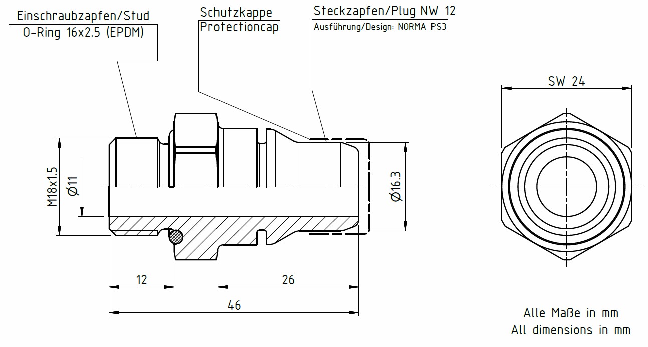 Delegro Shop - 12V Steckdose für einbau