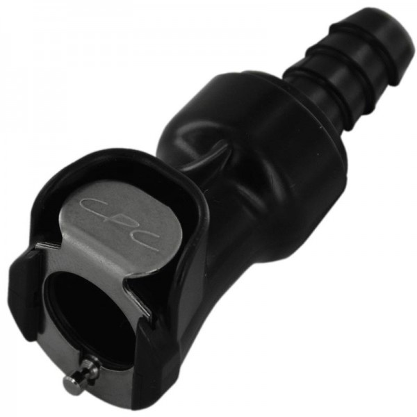 PLCD17005V schwarz - Kupplung für 8 mm Benzinschlauch, mit Absperrventil, Viton-Dichtung (KTM)