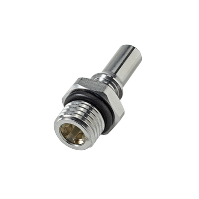 LQ2D4604BLU - CPC LQ2 Stecker mit 1/4" SAE-4 Außengewinde, mit Absperrventil, EPDM-Dichtung, Blau