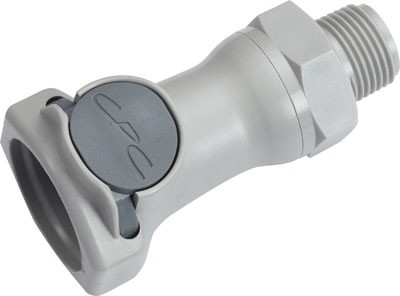 HFCD10612 - CPC Schlauchkupplung mit 3/8" NPT Außengewinde und Absperrung, EPDM-Dichtung