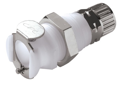 PLC120M10 - CPC Kupplung 10,0 mm AD / 8,0 mm ID Klemmringverschraubung, ohne Absperrventil