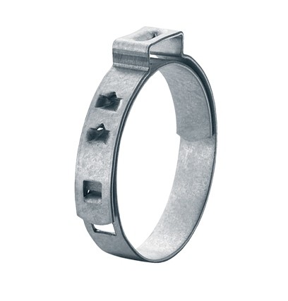 Lochbandklemme für Achsmanschette, Bandbreite 7 mm, Stahl verzinkt