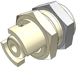 SMMPM0212 - CPC Kupplung Stecker 3,2 mm Schlauchanschluss, ohne Absperrventil, Buna-N Dichtung
