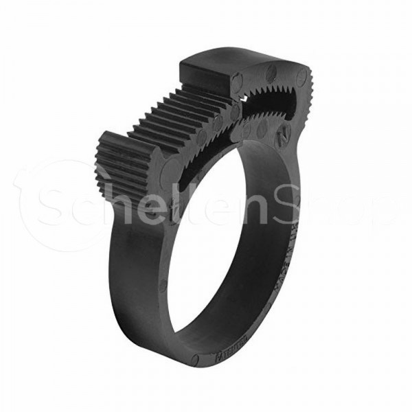 Herbie Clip | Schnapp-Schlauchschelle, Kunststoff Schlauchschelle, Nylon (schwarz)