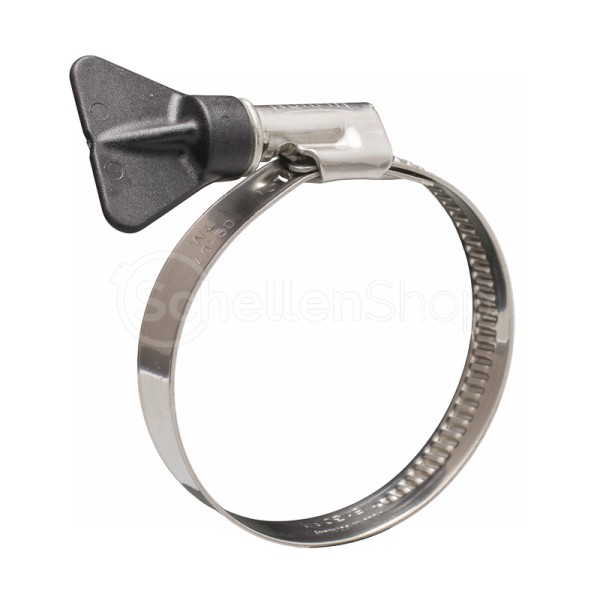Schlauchschelle mit Flügelmutter | TORRO SGS 12mm | Edelstahl