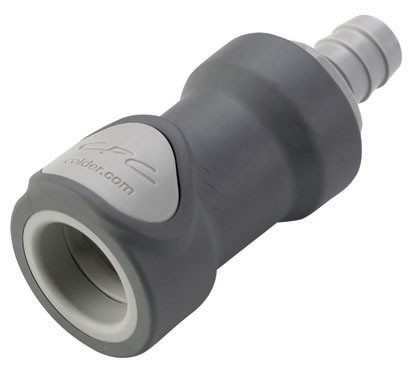 NS6D17008 - Kupplung 12,7 mm Schlauchanschluss, mit Absperrventil, EPDM-Dichtung