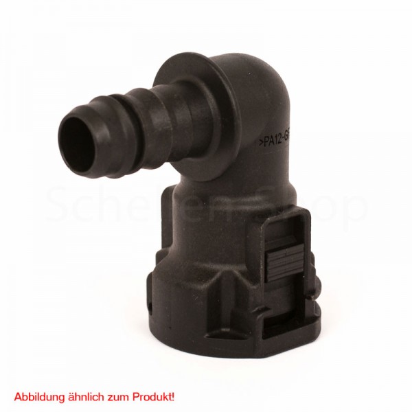 NQ-S 90°-Steckverbindung NW 1/2", mit 12 mm Schlauchanschluss