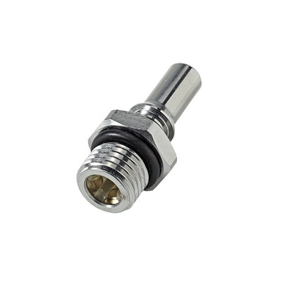 LQ2D4604RED - CPC LQ2 Stecker mit 1/4" SAE-4 Außengewinde, mit Absperrventil, EPDM-Dichtung, Rot