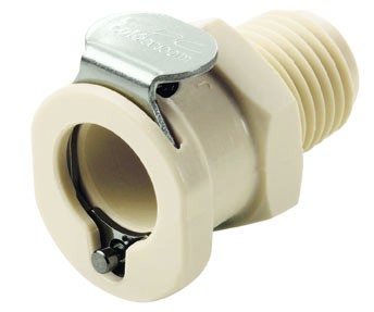 PLCD1000412 - CPC Kupplung 1/4" NPT Außengewinde, mit Absperrventil, EPDM-Dichtung