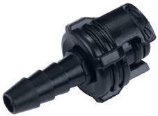 SMMM5MBLK - CPC Kupplung Stecker 5,0 mm Schlauchanschluss, ohne Absperrventil, Buna-N Dichtung