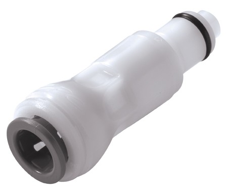 PLCD29006 - CPC Stecker 9,5 mm AD JG®, mit Absperrventil, Buna-N Dichtung
