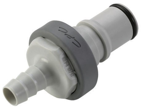 NS4D22006 - Stecker 9,5 mm Schlauchanschluss, mit Absperrventil, EPDM-Dichtung