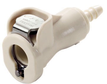 PMCD170212 - Kupplung 3,2 mm Schlauchanschluss, mit Absperrventil, EPDM-Dichtung