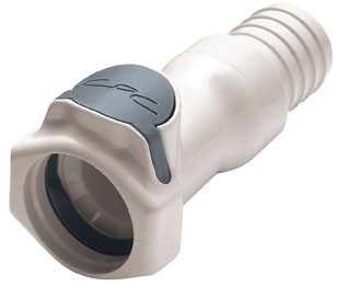 FFC171235 - Kupplung 19,0 mm Schlauchanschluss, ohne Absperrventil, Buna-N Dichtung (FDA)