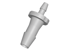Gerader Reduzierstutzen 6,4 mm auf 3,2 mm aus Polypropylen