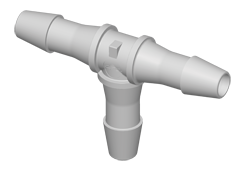 Schlauchverbinder T-Stück mit 6,4 mm Schlauchanschluss