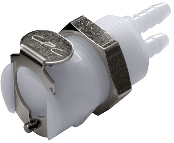 PTC16020 | CPC Twintube Kupplung mit 3,2mm Schlauchanschluss