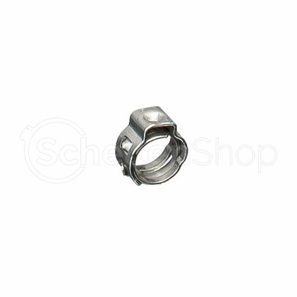 Stufenlose Ohrklemmen mit 5 mm Bandbreite aus Edelstahl