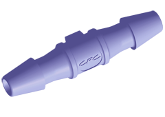 Schlauchverbinder mit 1,6 mm Durchmesser aus Polycarbonat