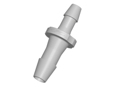 HSR86 | gerader Reduzierstutzen 6,4 mm auf 4,8 mm | Polypropylen