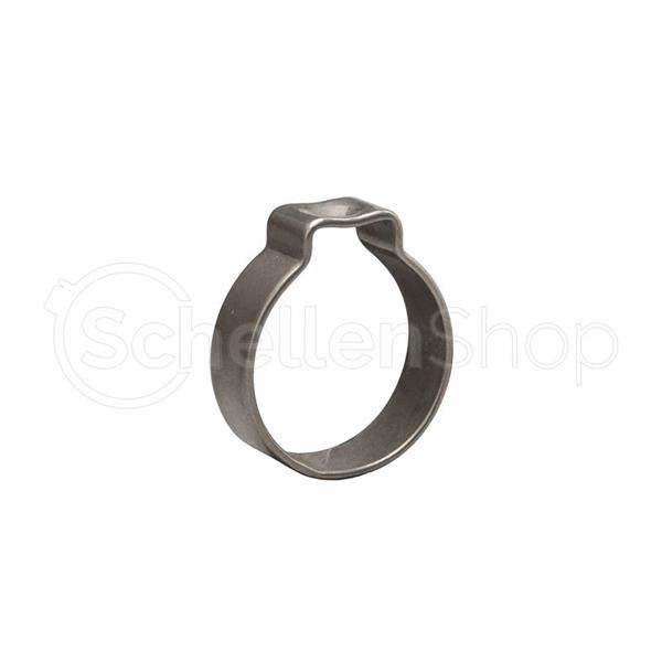 2-Ohr-Schlauchklemme 10mm Edelstahl rostfrei